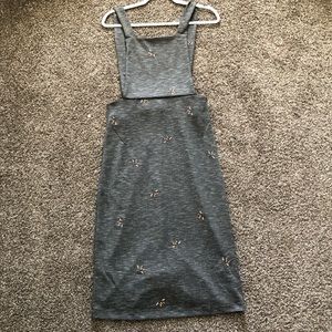 Grey Patterned Dress